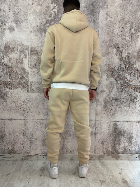 Completo tuta beige