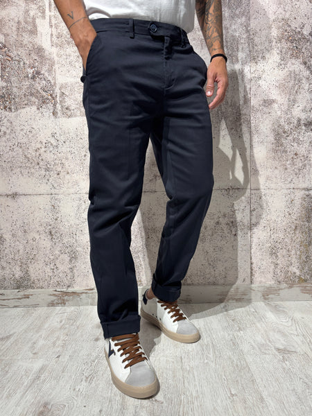 Pantalone chino blu GL014B