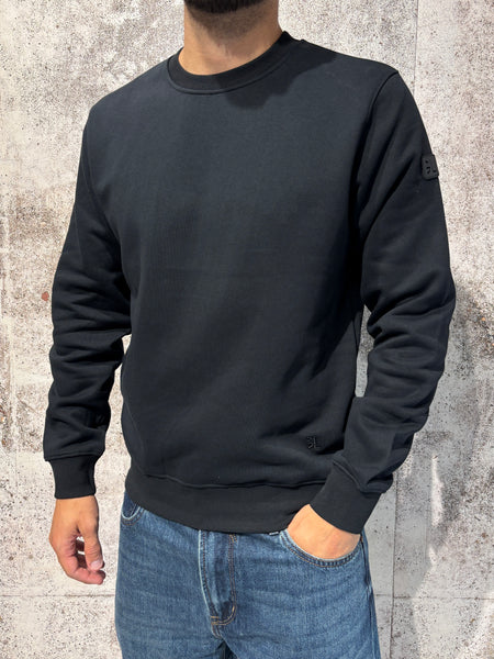Felpa girocollo nera art. GL2244