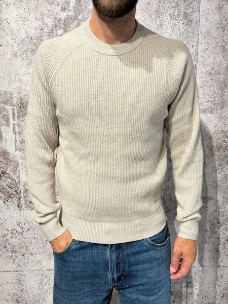 Maglione girocollo raglan camel art. GL35230