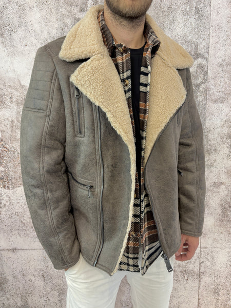 Montone aviator col. Tortora