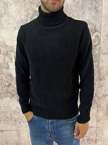Dolcevita ciniglia nero