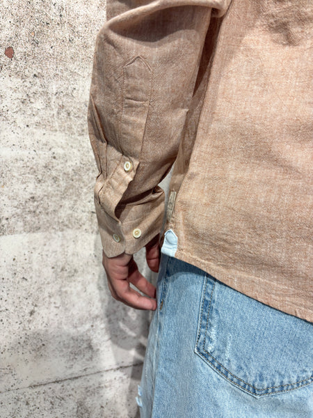 Linen/Cotton shirt cacao