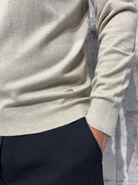 Polo beige m/l in maglia art. GL508