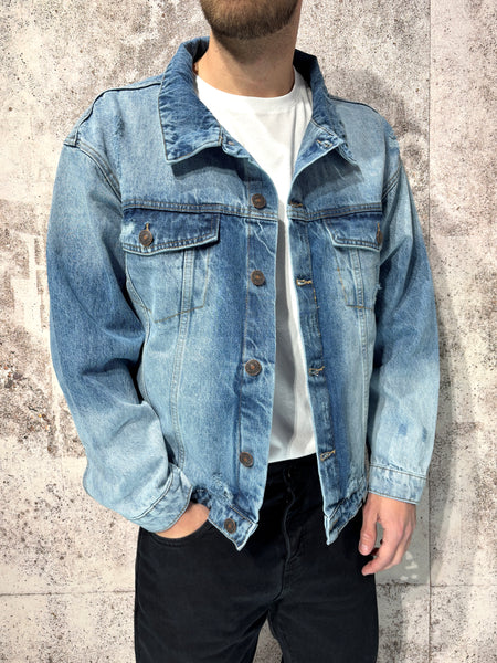 Giubbino jeans relaxed fit