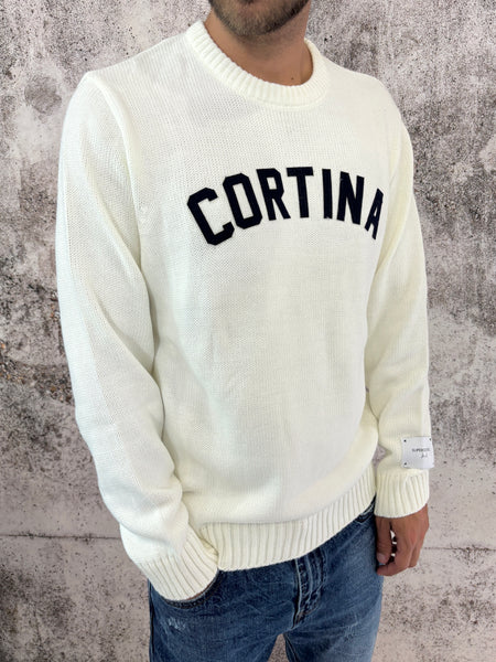 Maglione bianco Cortina