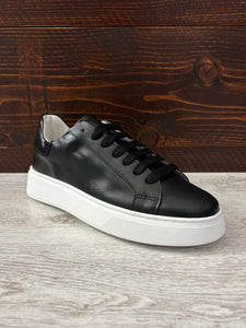 Sneakers pelle nere