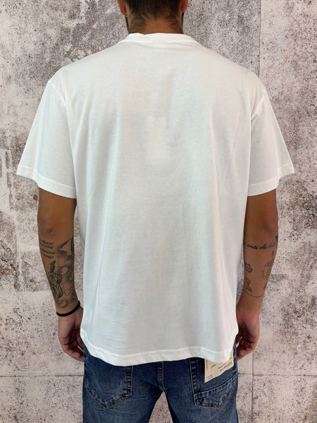 T-Shirt bianca tasca w