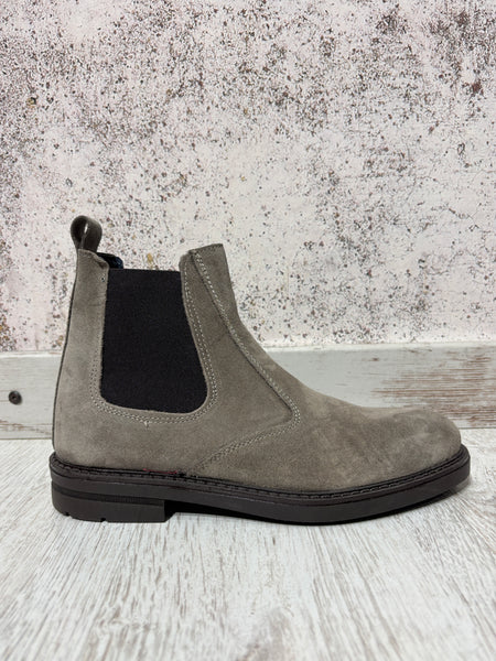Stivaletto Chelsea camoscio tortora