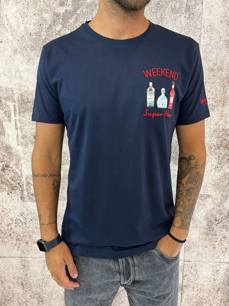 T-Shirt blu Weekend