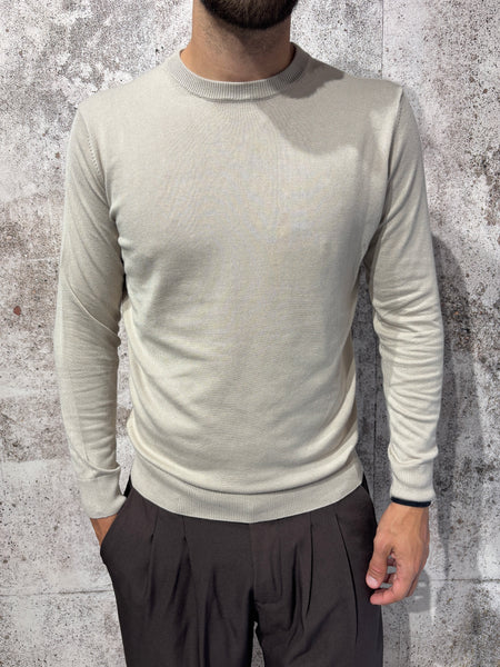 Maglioncino basic beige art. M01