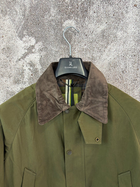 Giacca mod. Barbour verde militare