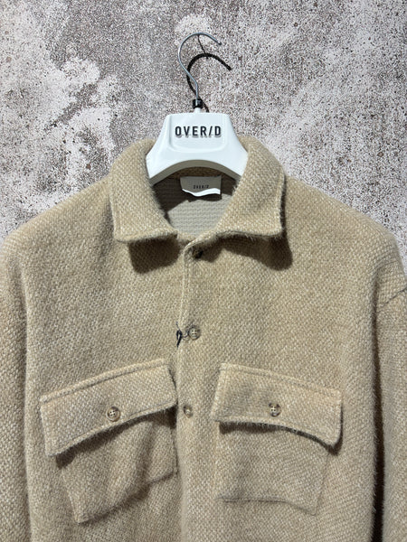 Giacca overshirt Teddy cammello