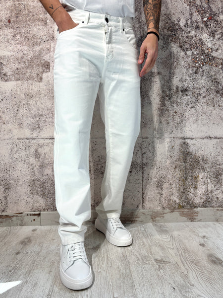 Jeans Straight Fit bianco