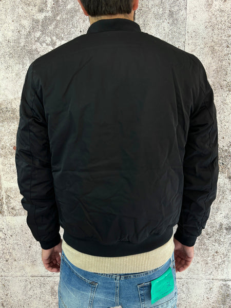 Giacca bomber nera