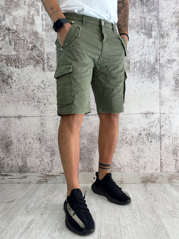 Bermuda cargo verde militare