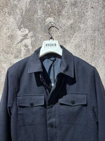 Giubbino overshirt blu art. J07