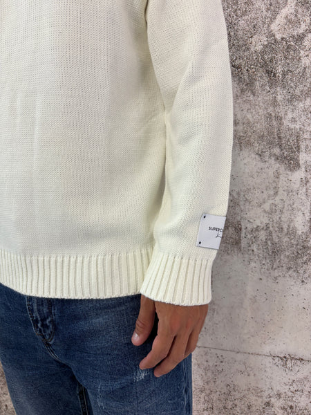 Maglione bianco St moritz