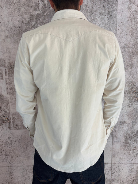 Camicia velluto panna