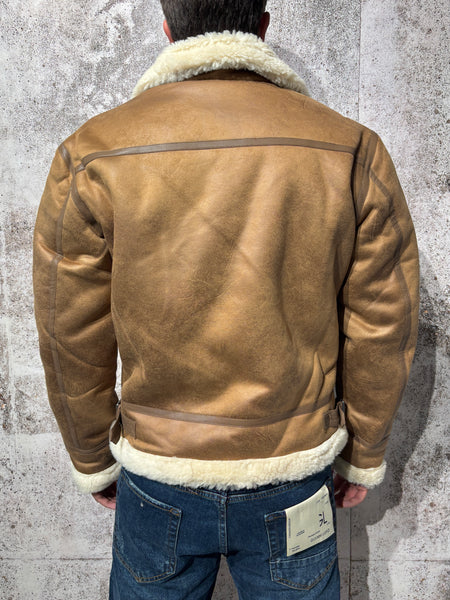 Montone ecopelle camel GL98
