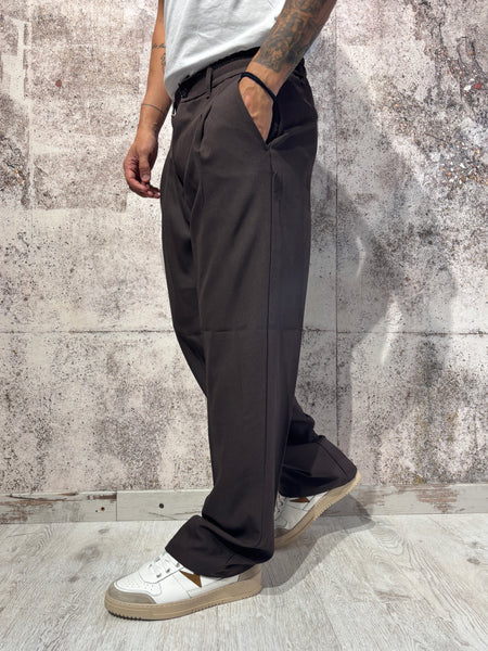 Pantalone palazzo cioccolato