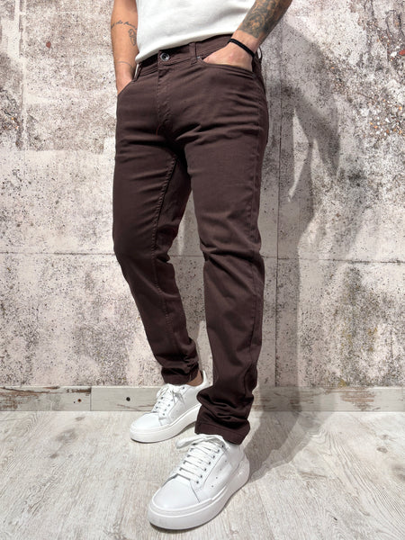 Jeans Slim Fit cioccolato
