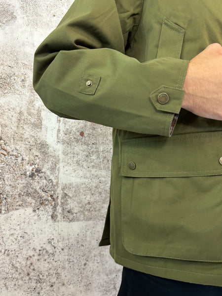 Giacca mod. Barbour verde militare