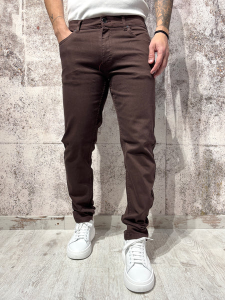 Jeans Slim Fit cioccolato