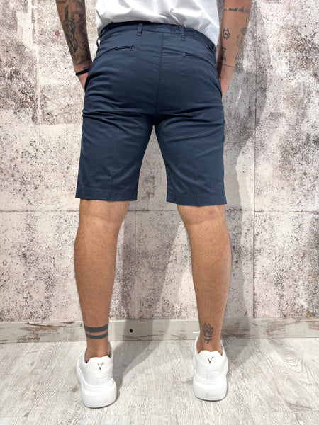Blue chino shorts