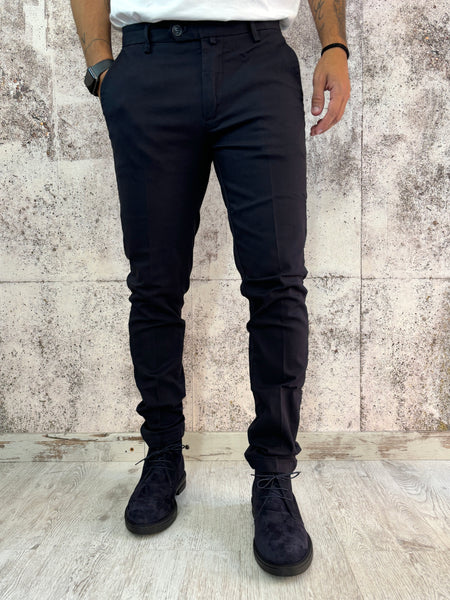 Pantalone chino blu Slim fit