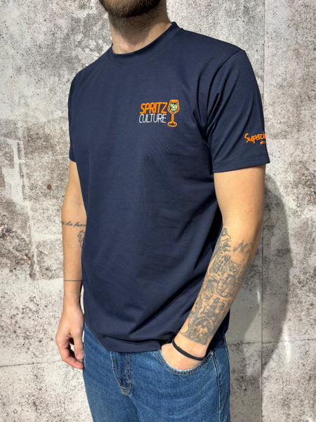 T-Shirt blu Spritz Culture