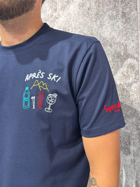 T-Shirt blu Apres Sky