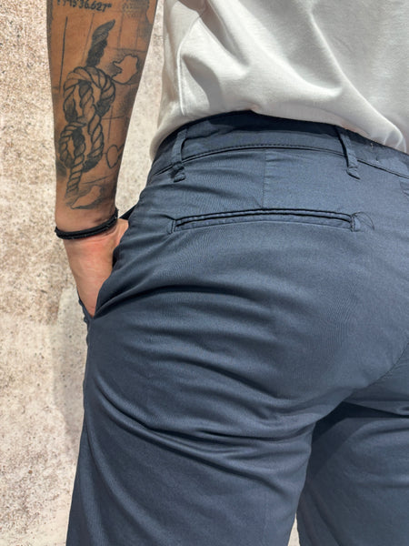 Blue chino shorts