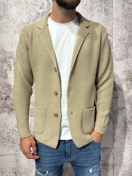 Giacca cardigan beige art.M28