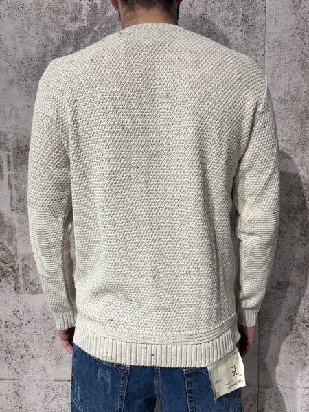 Maglioncino chicco di riso sabbia