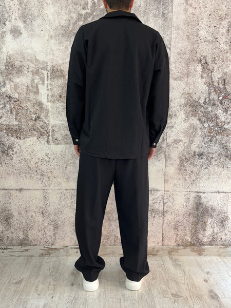 Completo nero camicia/pantalone