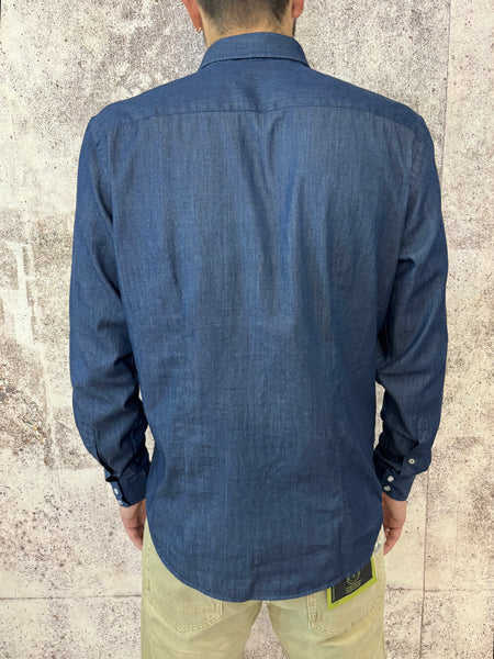Camicia jeans lavaggio scuro