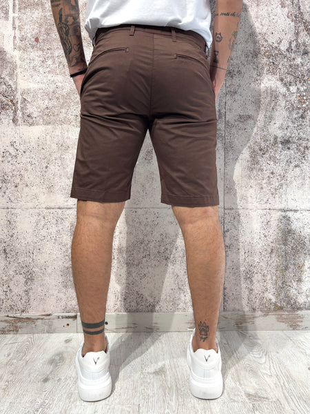 Bermuda chino cioccolato