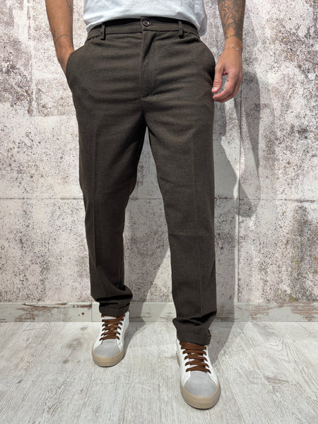 Pantalone misto lana moro P02