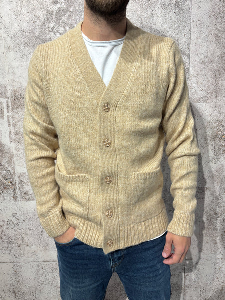 Cardigan beige mélange M38