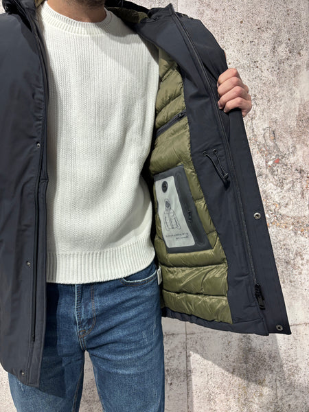 Giubbotto parka tecnico nero GL5068