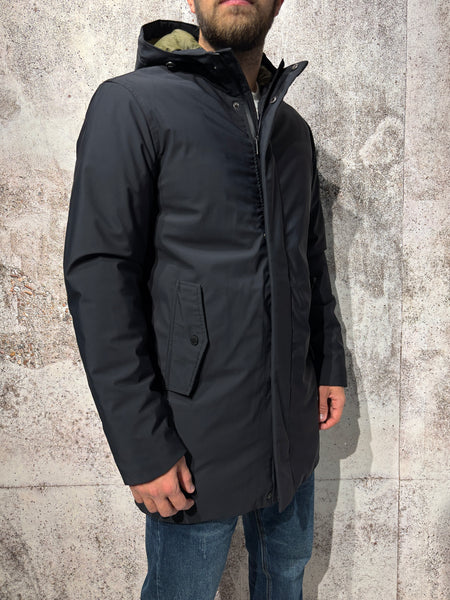 Giubbotto parka tecnico nero GL5068