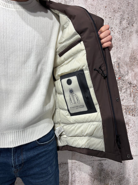 Giubbotto parka tecnico coffee GL5068