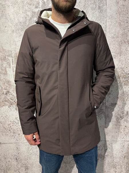 Giubbotto parka tecnico coffee GL5068