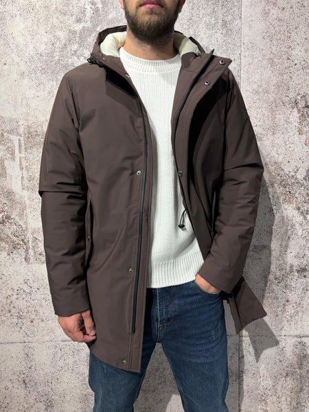 Giubbotto parka tecnico coffee GL5068