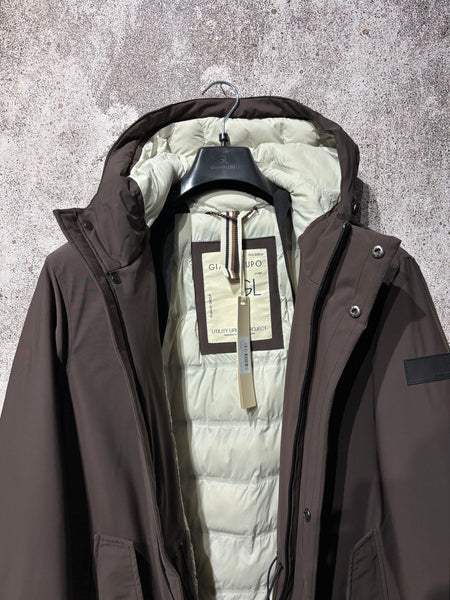 Giubbotto parka tecnico coffee GL5068